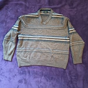 Club Room Striped Wool Sweater